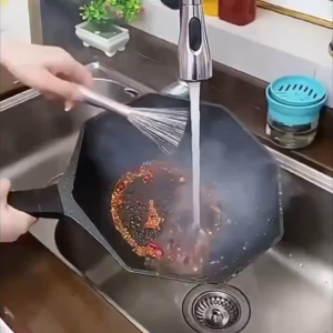 [ READY STOCK ] 304 Stainless Steel Pot Brush Cleaning Tool Multipurpose Flexible Kitchen Cleaning Brush Cookware Scrubber