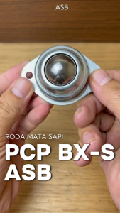 Bearing Kaki Lemari Etalase Peti Box Koper Kulkas 1inch Roda mata sapi PCP 254 BX-S ASB