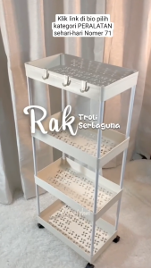 (COD) RAK RODA TROLI/ RAK 4 SUSUN RAKIT/ RAK SERBAGUNA /RAK RAKIT