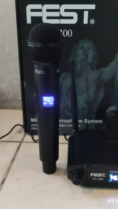 Mic Wireless FEST TH300 PP ORIGINAL Handle+Handle / Mik Microphone FEST TH300 PP Handheld / Pegang