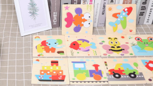 SNI MAINAN ANAK PUZZLE BONGKAR PASANG kayu HEWAN DAN KENDARAAN (Y-49) - JIGSAW PUZZLE 15CM*15CM PUZZLE KAYU GAMBAR HEWAN DAN KENDARAAN LUCU