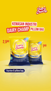 Susu Krimer Kental Manis SKM Dairy Champ 2.5Kg 1kg - DUS