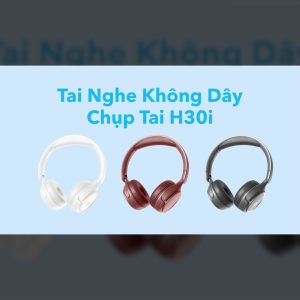 Tai nghe không dây chụp tai soundcore H30i | Hỗ trợ app | Pin khủng | Bluetooth 5.3