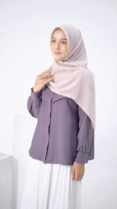 LMF-Cleora-Blouse casual daily atasan wanita