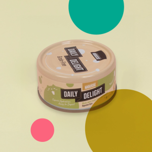 Daily Delight Grain Free Mousse Wet Cat Food 70g/80g | Meal Topper Meow Tuna Chicken