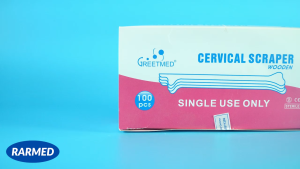 Que lấy mẫu xét nghiệm bệnh phẩm que đè lưỡi Spatula GREETMED tiệt trùng - Hộp 100 cái