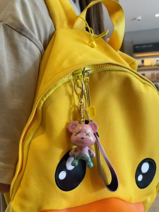 Gantungan Kunci Kawsbear Metallic Two Color Liontin Tas Anak Lucu  Keychain Mobil Karakter Beruang Aksesoris
