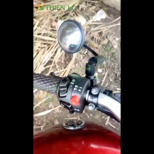 Bộ cùm công tắc Domino Trái và Phải cao cấp đầy đủ chức năng lắp xe máy xe điện chính hãng Thiên Lộ