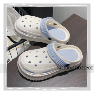 QXshop รองเท้าแตะหัวโตแฟชั่น สีสันสวยน่ารัก 1.5 นิ้วกันไป 20 ปุ่มเท้าด้วยน๊า แสดงความสะดูดดตาสุดๆ สีทูโทน สำหรับเสริมส้นให้กับ 1.5 นิ้วกันไป