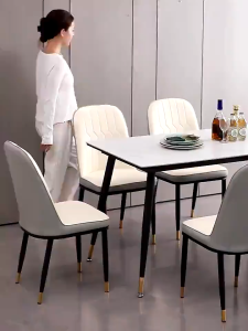 Nordic Chair With Cushion Dining Chair Scandinavian Chair Aesthetic Chair For Living Room