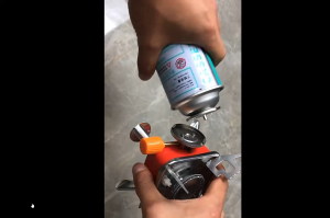 Kompor Camping Kotak Mini Portable Gas Camping Alat Masak Camping Gunung Dengan Paket Gas Portable