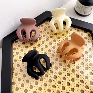 Jepit Rambut Jedai Doff Warna Klip Rambut Wanita Gaya Korea