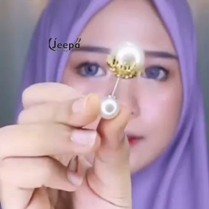 Tuspin Hijab / Bross Hijab Fashion Style Wania Ala Korean Model Mawar Mutiara Terbaru Kekinian