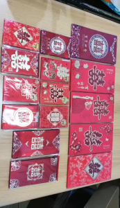 Angpau Wedding JUMBO XL Shuang Xi / Amplop Angpao Merah Imlek Sincia