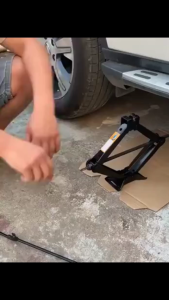 1T Mechanical Scissor Jack for All Cars for Wheel Nut/Bolt jack hydraulic for car heavy duty