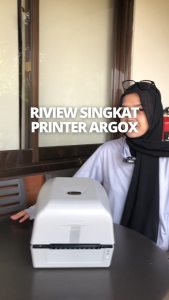 Argox CP2140EX Printer Barcode Transfer Thermal 110mm CP2140M Cetak Stiker Barcode Harga Resi A6