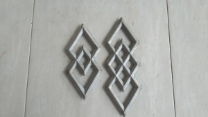 WAJIK SUSUN 3 DAN 2 TAMPILAN 2 SISI BOLAK BALIK / WAJIK SUSUN 3 ORNAMEN PAGAR