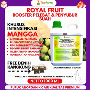Pupuk Topfarm / Pupuk Booster Mangga / Pupuk Booster Mangga Cepat Berbuah / Pupuk Booster Pelebat Buah Mangga / Pupuk Super Booster Buah Mangga / Pupuk Booster Mangga Cair
