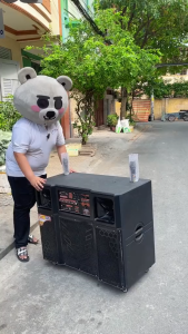 Loa Kéo Di Động MTMAX BK33 - Dàn Karaoke Ngoài Trời Bass 4 Tấc Đôi ngang 2 Treble Chất Lượng Cao Của MTMax