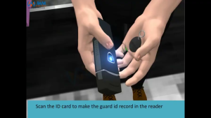 Security patrol Stick Guard Tour System Household Security Systems Electronic patrol stick LEDSearchlight Spotlight with free 5pcs patrol point and storage bag