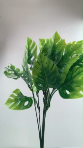 SK-21291 ช่อใบซานาดู ช่อใบไม้ ช่อดอกไม้ปลอม ใบไม้ฮาวาย ใบไม้ปลอม ตกแต่งบ้าน พร๊อพถ่ายรูป