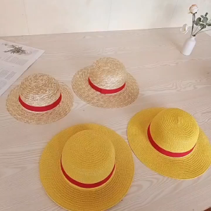Adult/kids One Piece Luffy Straw Hat Comic Con Cosplay Props Straw Hat Japanese Anime Sun Hat Adult/kids