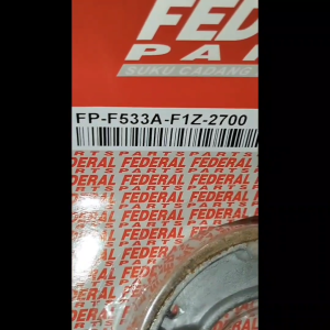 KAMPAS REM BELAKANG + PER VEGA F1ZR JUPITER CRYPTON ALFA ORIGINAL FEDERAL F533A - F1Z