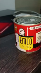 Cat Besi Emco 200cc Warna Hitam & Putih /Cat Kayu Emco / Cat Emco Minyak