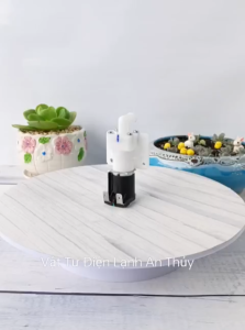 Van cấp nước máy giặt TOSHIBA cổ nhựa 3 vòi màu trắng 220V HÃNG RF