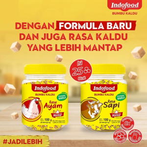 INDOFOOD Bumbu Kaldu Ayam/ Sapi kemasan stoples 100gr