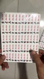 120 Sticker Miếng Dán Tem Tên Bé in theo yêu cầu. Chat ngay với shop xác nhận tên + mẫu. M21-44