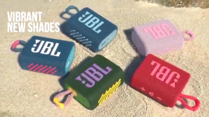 ลำโพงบลูทูธ GO3 เสียงระดับ Hi-Fi กันนํ้าระดับ IPX4 ให้เสียงที่เป็นธรรมชาติ เป็นเอกลักษณ์ เสียงใส มีมิติ เสียงดัง เบสหนัก เล่นเพลงยาวนาน