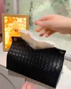 Tempat Tisu/Kotak Tisiu Great/Tissu Organizaer/Pu Kulit/Polos