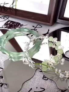 Vòng tay chuỗi hạt phong thủy Doudou Lắc tay thạch anh Vòng đá phong thủy cho nữ may mắn SZ002