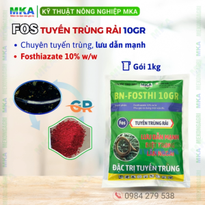 Fos tuyến trùng rải MKA gói 1kg - Đặc trị tuyến trùng lưu dẫn mạnh - fostuyentrungmka