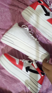 Sneakers Wanita JILMEI Fashion Korea Sol Tinggi Kasual Polos