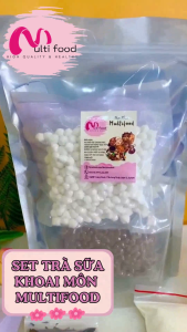 Set Nguyên Liệu Pha Trà Sữa Khoai Môn (Thành phẩm 30 35 ly) MULTIFOOD