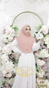 Khimar Hijab Instan Kepala Pet Antem Kode PUJA Bahan Kringkel Airflow Premium By Ory AjeZas Collect