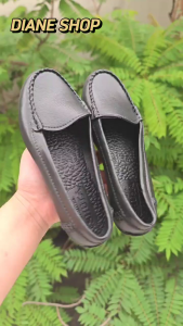Girls Black Shoes 215 Student Comfortable Flat Shoes Black Shoes Standard Size 065523 Summer