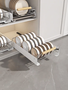 Giá Để Bát Đĩa Kệ Để Đồ Nhà Bếp Kệ Chén Có Thể Để Mọi Nơi Tiết Kiệm Không Gian Có Ray Trượt Chịu Lực Tốt Huvi Home
