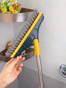 แปรงขัดพื้น3 in1 แปรงขัดพื้นพร้อมที่ปาดน้ำ แปรงล้างพื้น การหมุน 120 องศา ขนแปรงแข็งแรง ขัดคราบสกปรกออกได้ดี💖👍