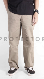 Celana Chino Panjang Pria Distro Standard Basic Reguler Fit Bahan Katun Twill Tebal dan Berkulitas