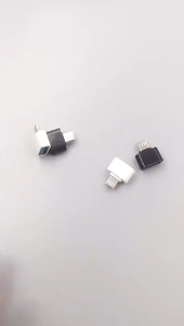 OTG Konektor Data Transfer Converter Type C Micro USB Tanpa Kabel On The Go