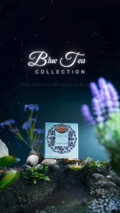 Basilur Blue Tea Collection 40E individual Foil Wrapped Teabags