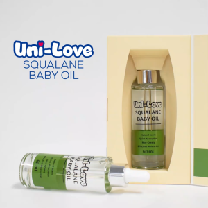 UniLove Squalane Baby Oil 60ml Bottle of 1: A Safe & Effective Baby Skin Moisturizer
