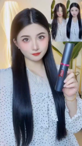 AkiraCosme Portable Mini USB Wireless Cordless 2 in 1 Ceramic Hair Straightener Curler Flat Irons Curling Hair Styling Tools for Travel