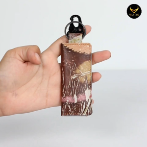 [VALQO] ZIO Gantungan kunci kulit sapi untuk Mobil Motor STNK