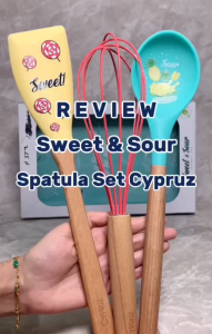SPATULA CYPRUZ SWEET & SOUR Utensile Silicone Anti Leleh