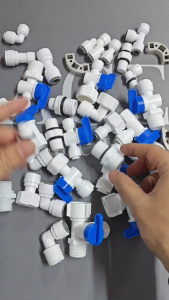 Jaco Fittings Watering Hose Quick Connector Reverse Osmosis Plastic Pipe Fitting Water Purifier Hose Quick Connector