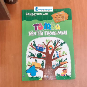 Sách - Tô Màu Rèn Luyện Trí Thông Minh Tập 4-Vanlangbooks